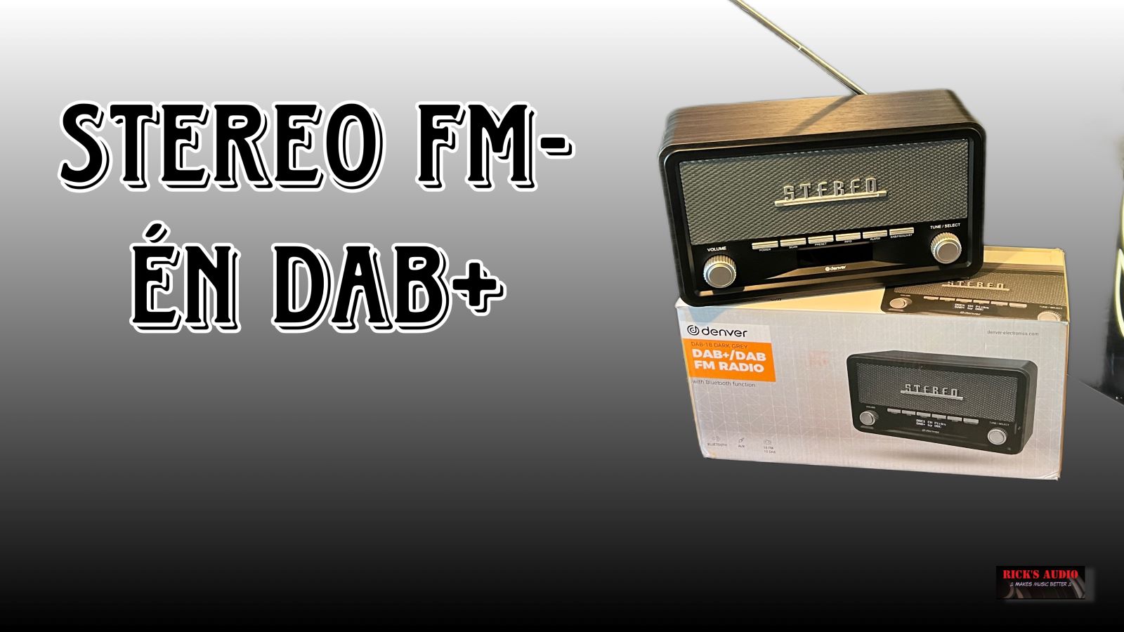 Denver DAB Radio - Retro Radio - DAB+/ FM Radio