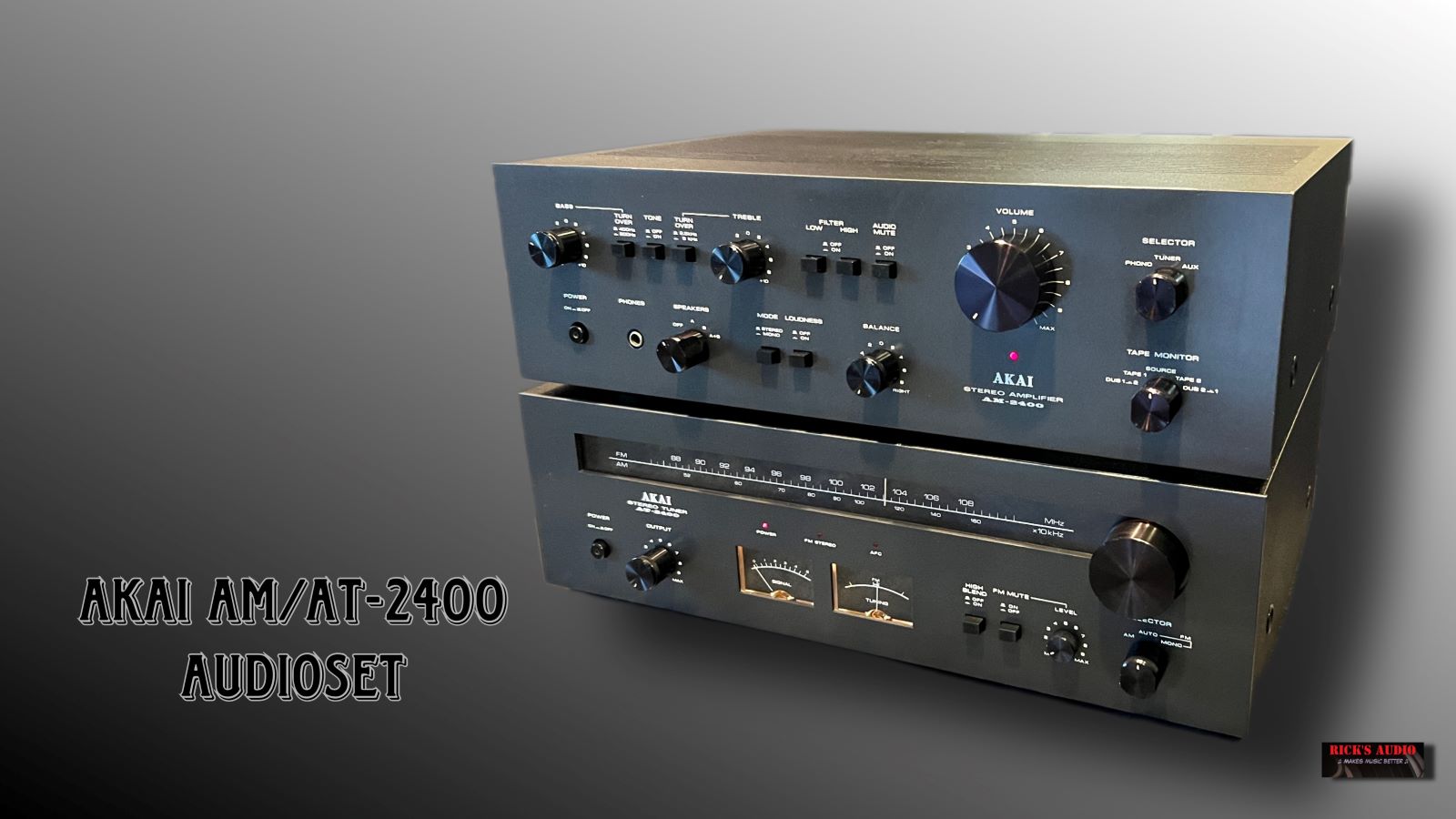 Akai AM-2400 en AT-2400 Audioset 