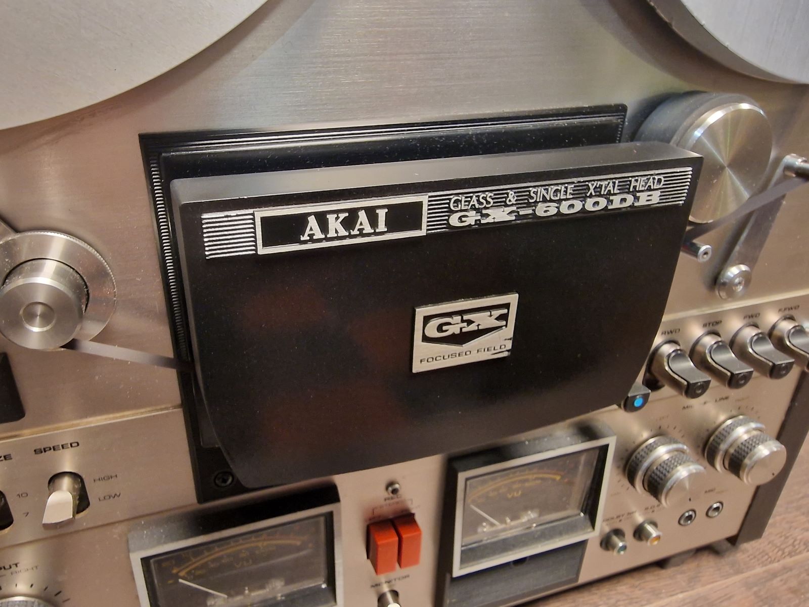 Akai GX-600DB + NAB adapters en spoelen