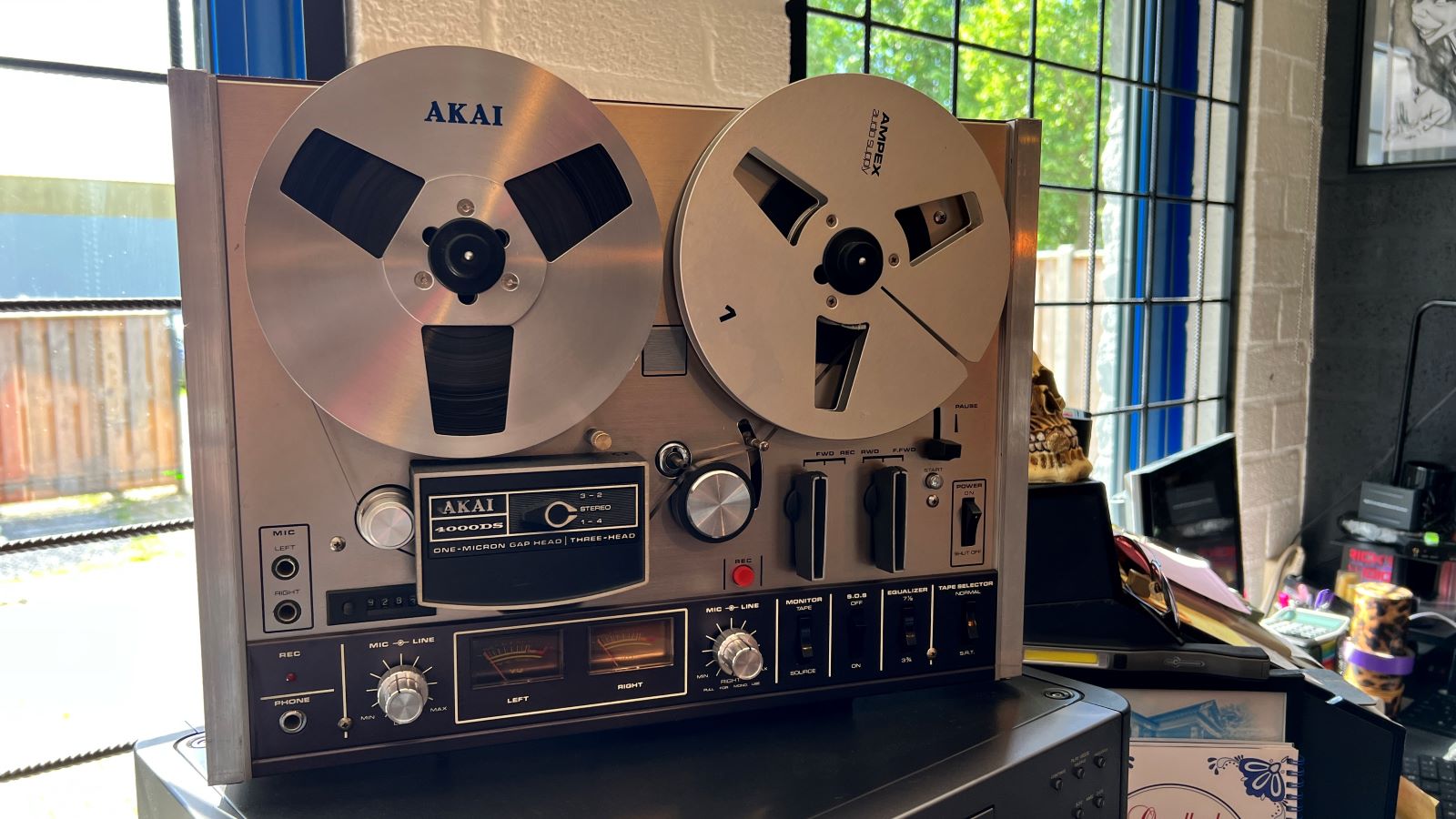 Akai 4000DS Stereo Reel to Reel bandrecorder (1973-78)