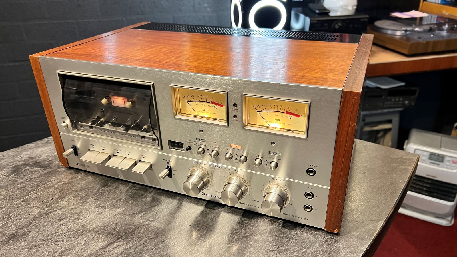 Pioneer CT-F9191 Vintage Stereocassettedeck 