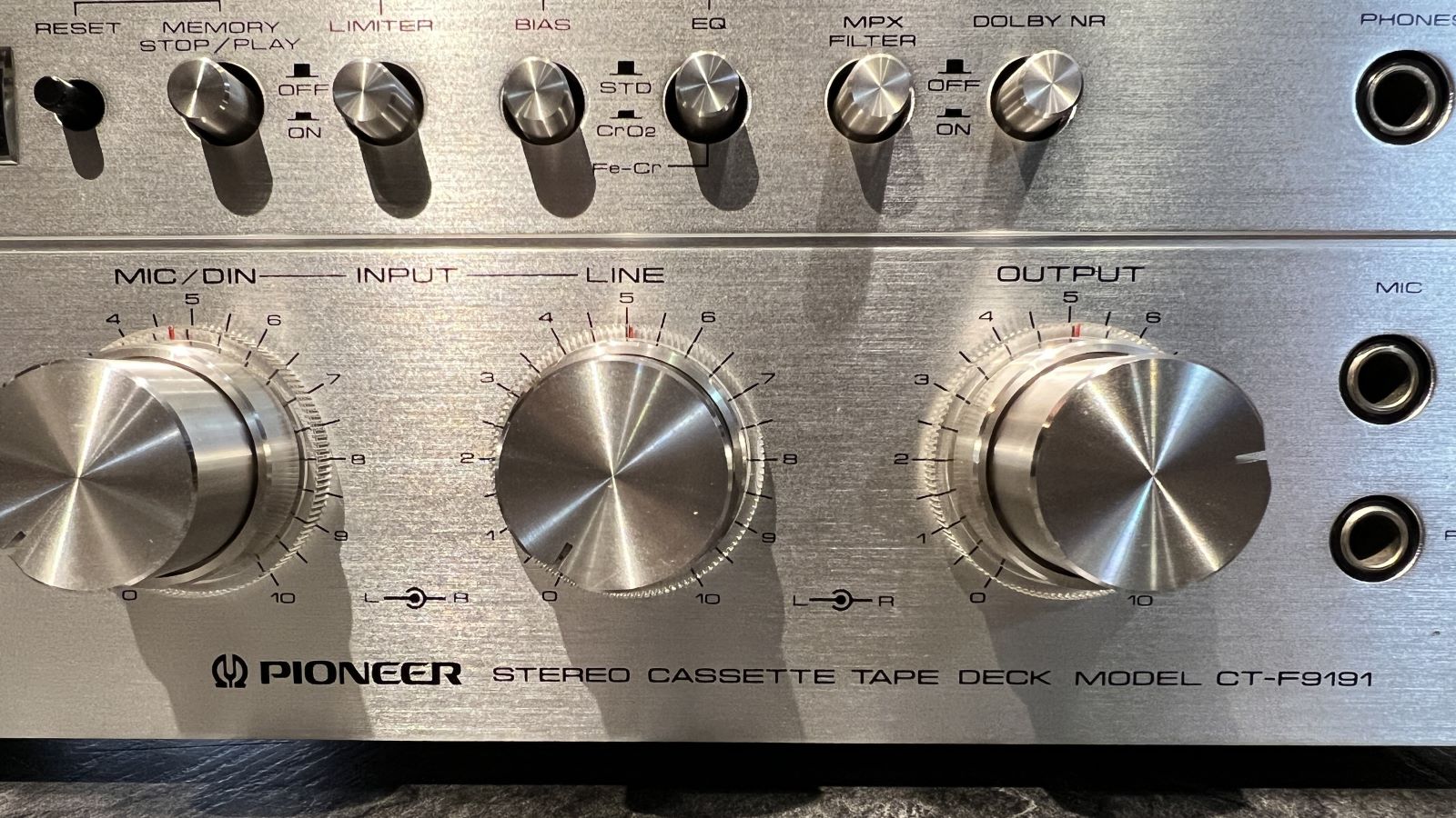 Pioneer CT-F9191 Vintage Stereocassettedeck 