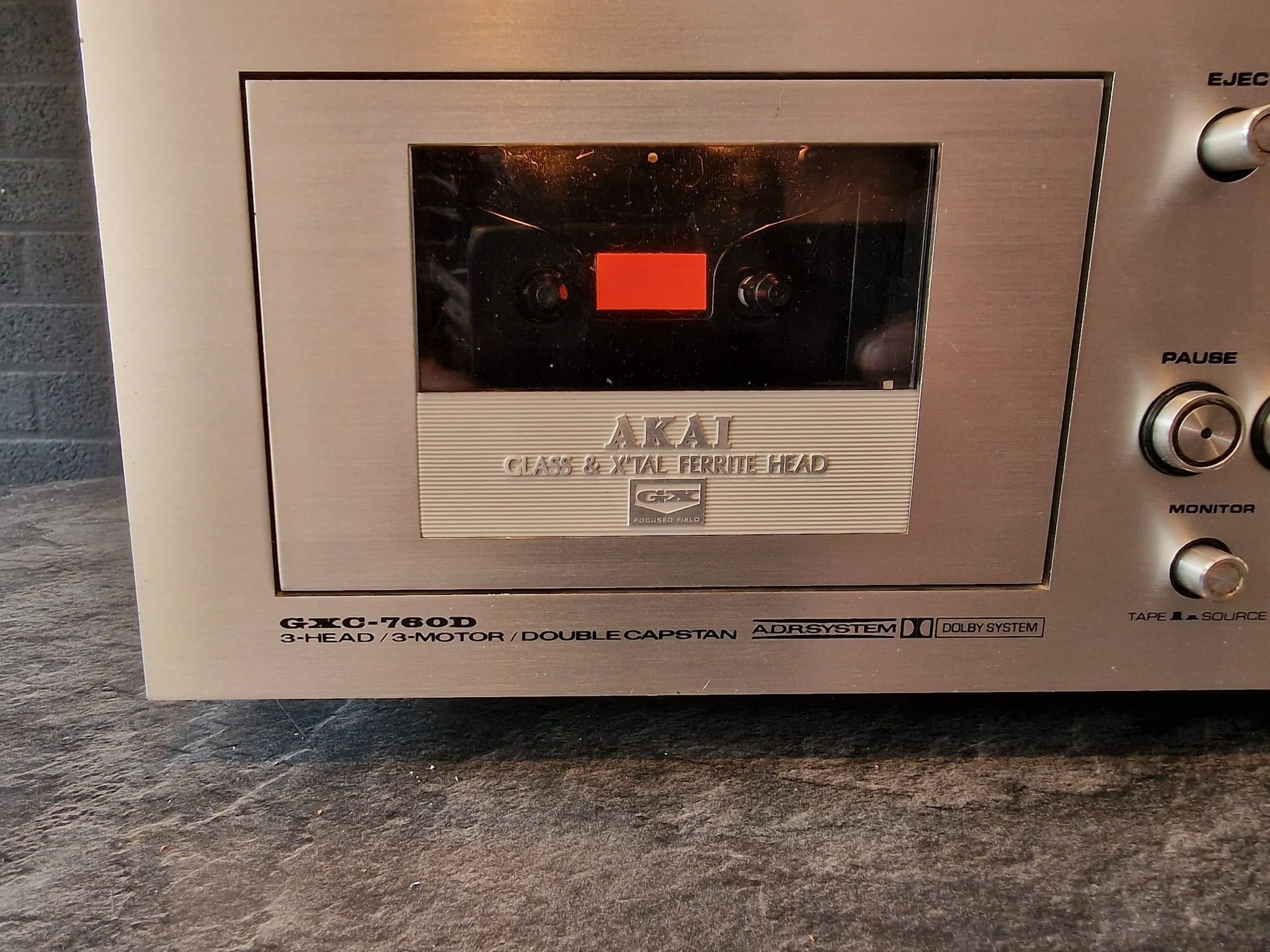 AKAI GXC-760D zeldzaam cassettedeck 