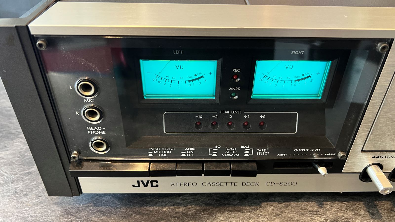 JVC CD-S200 Stereocassettedeck GEREVISEERD