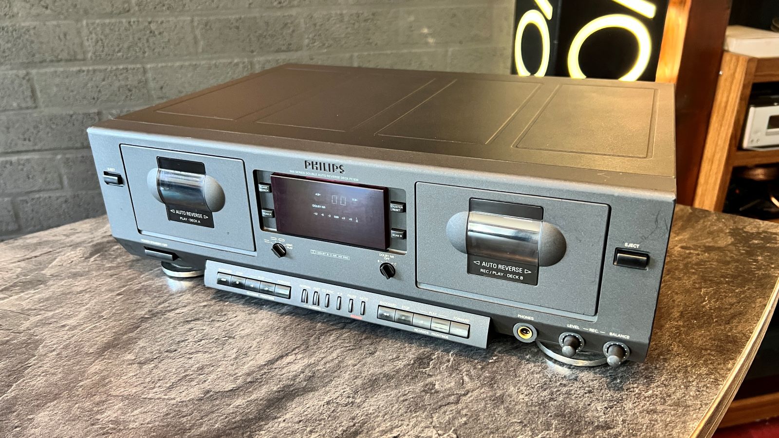 Philips FC-930 auto-reverse cassettedeck