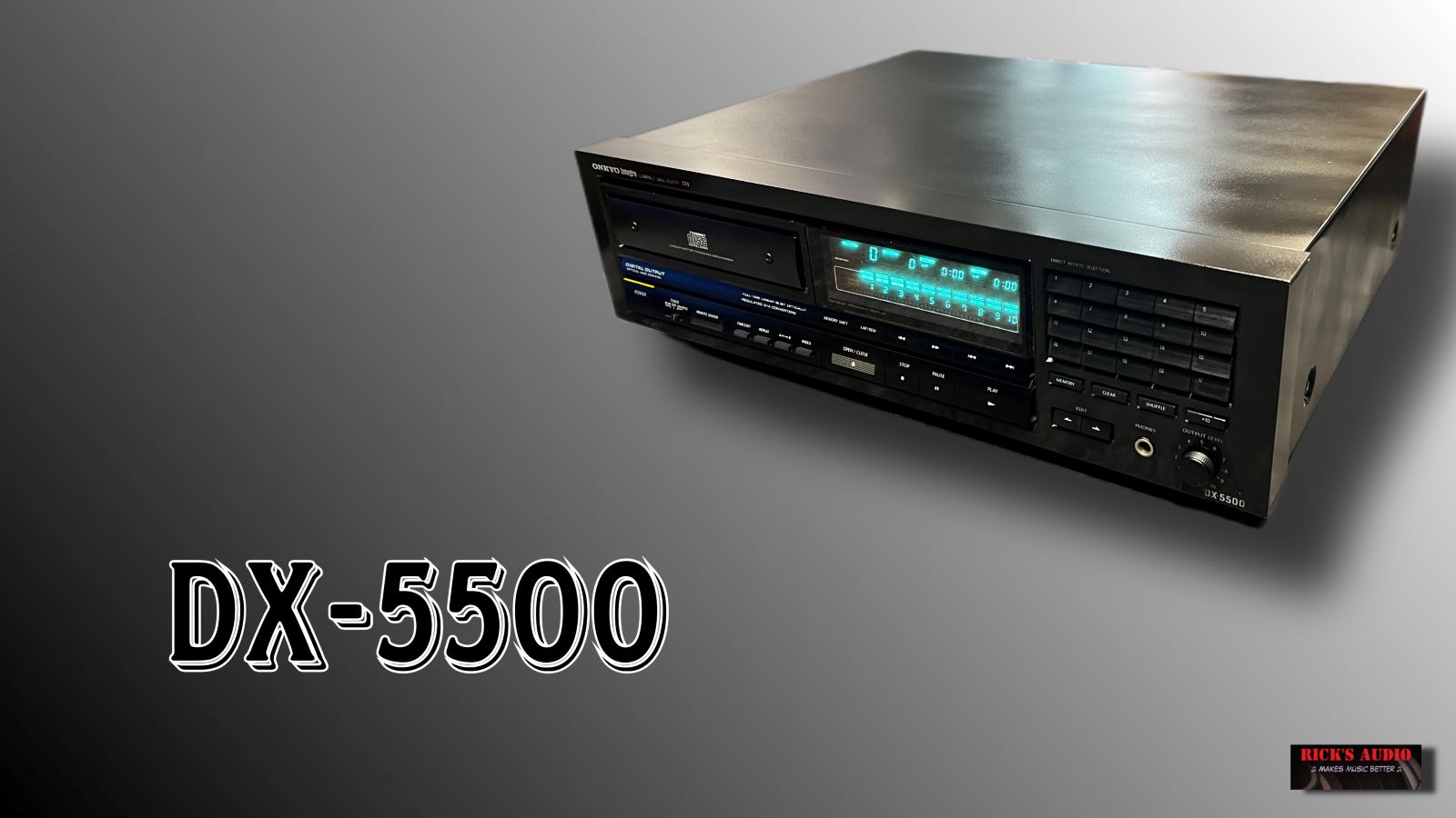 Onkyo DX-5500 Stereo compact disc-speler (1988-89)
