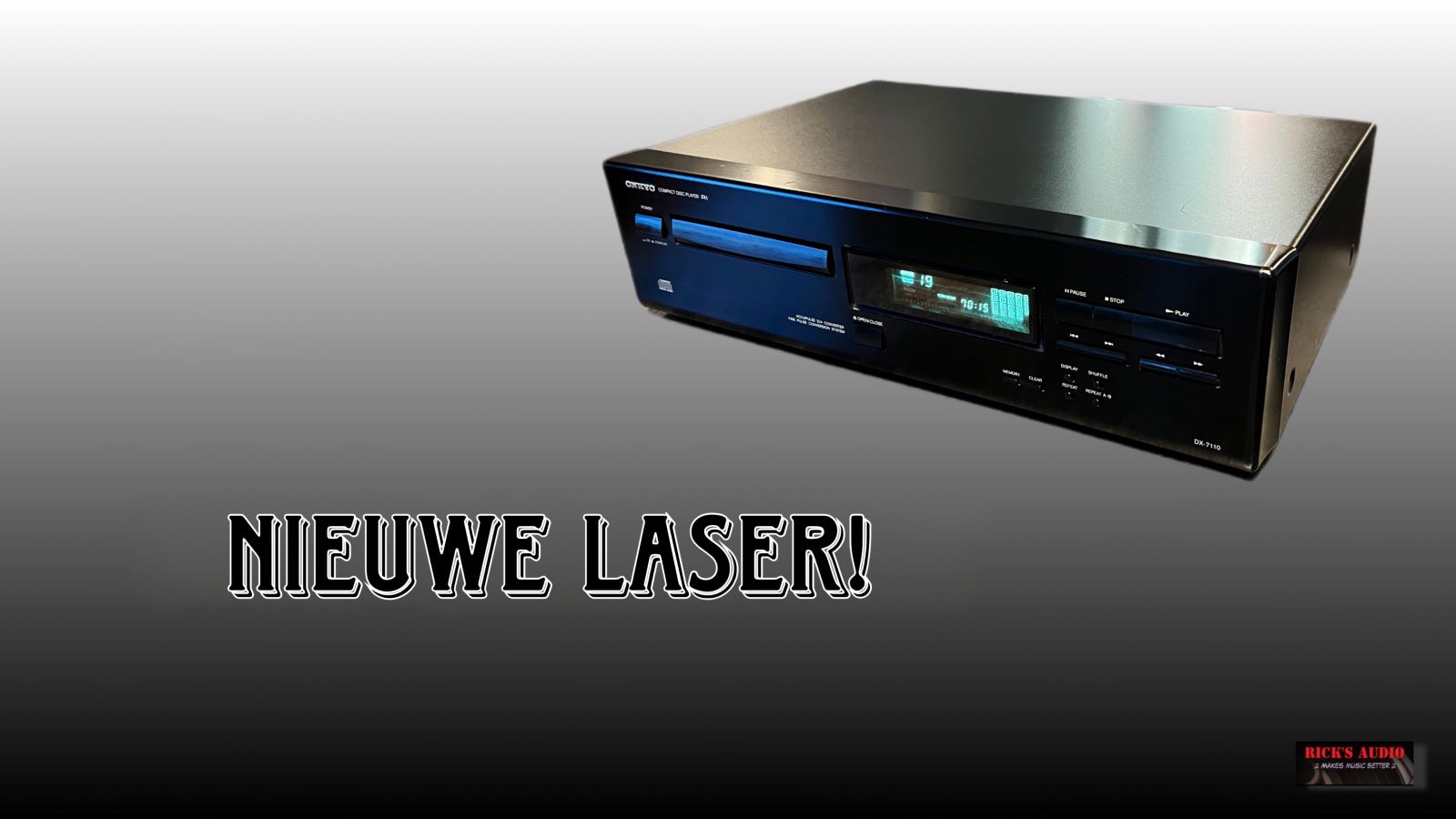 ONKYO DX-7110 mét nieuwe laser
