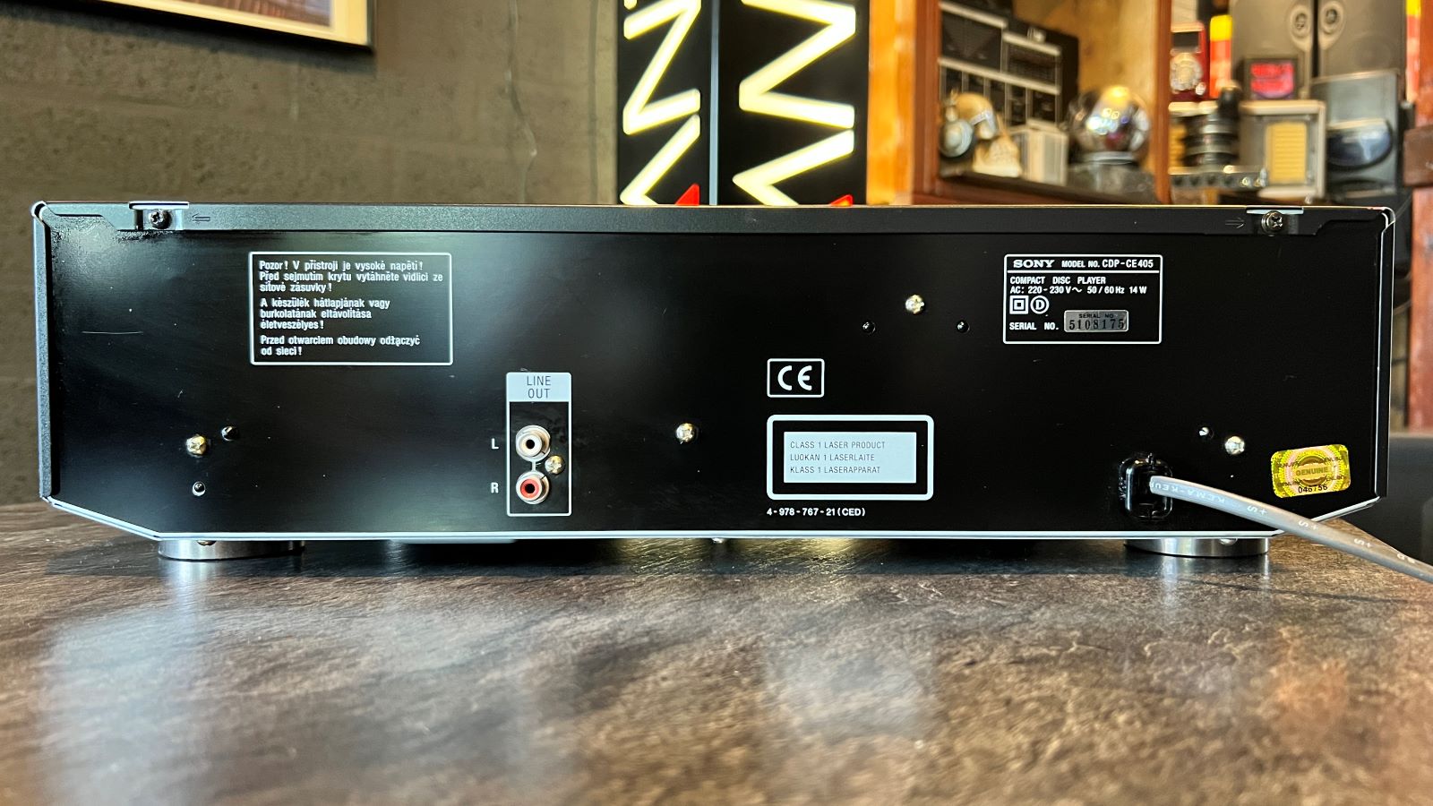 Sony CDP-CE405 5 Cd-wisselaar