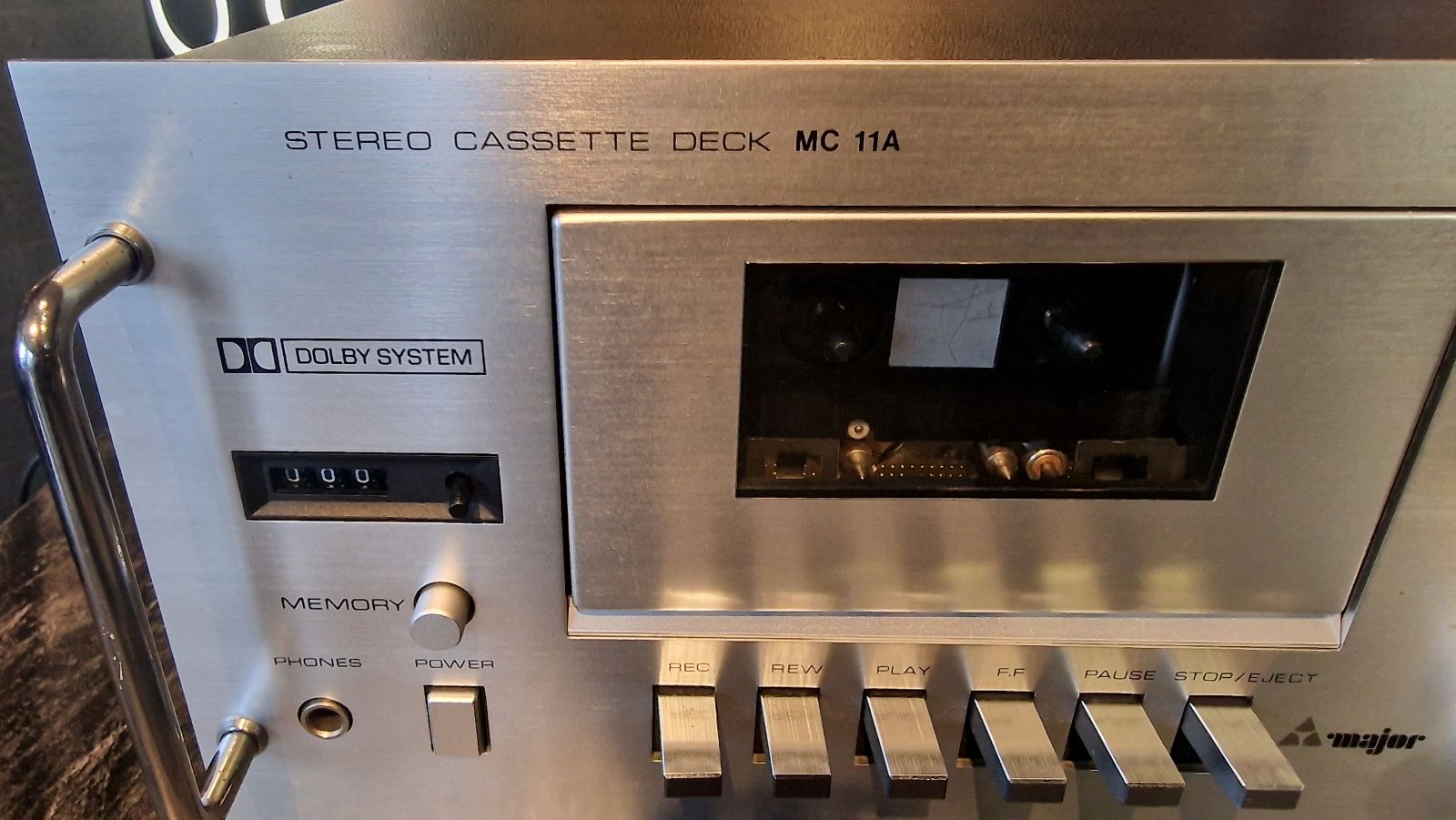 MAJOR (Marantz) MC 11A • 2-Kops cassettedeck • mét "rack-handles" 