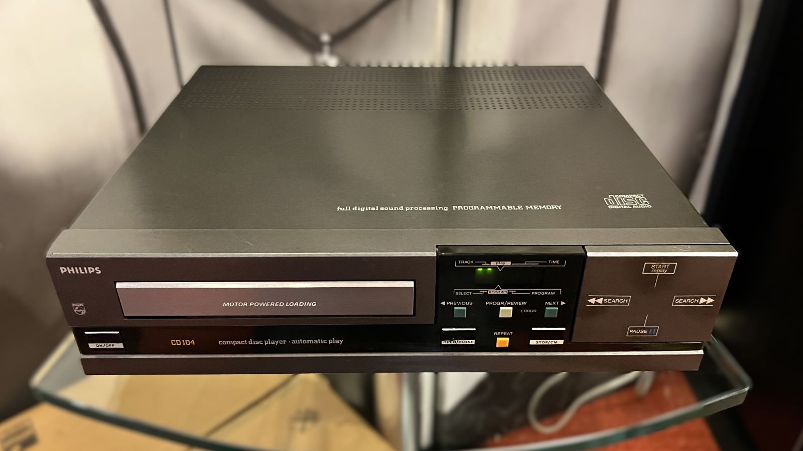 LEGENDARISCHE PHILIPS CD 104 • IN ORIGINELE DOOS 