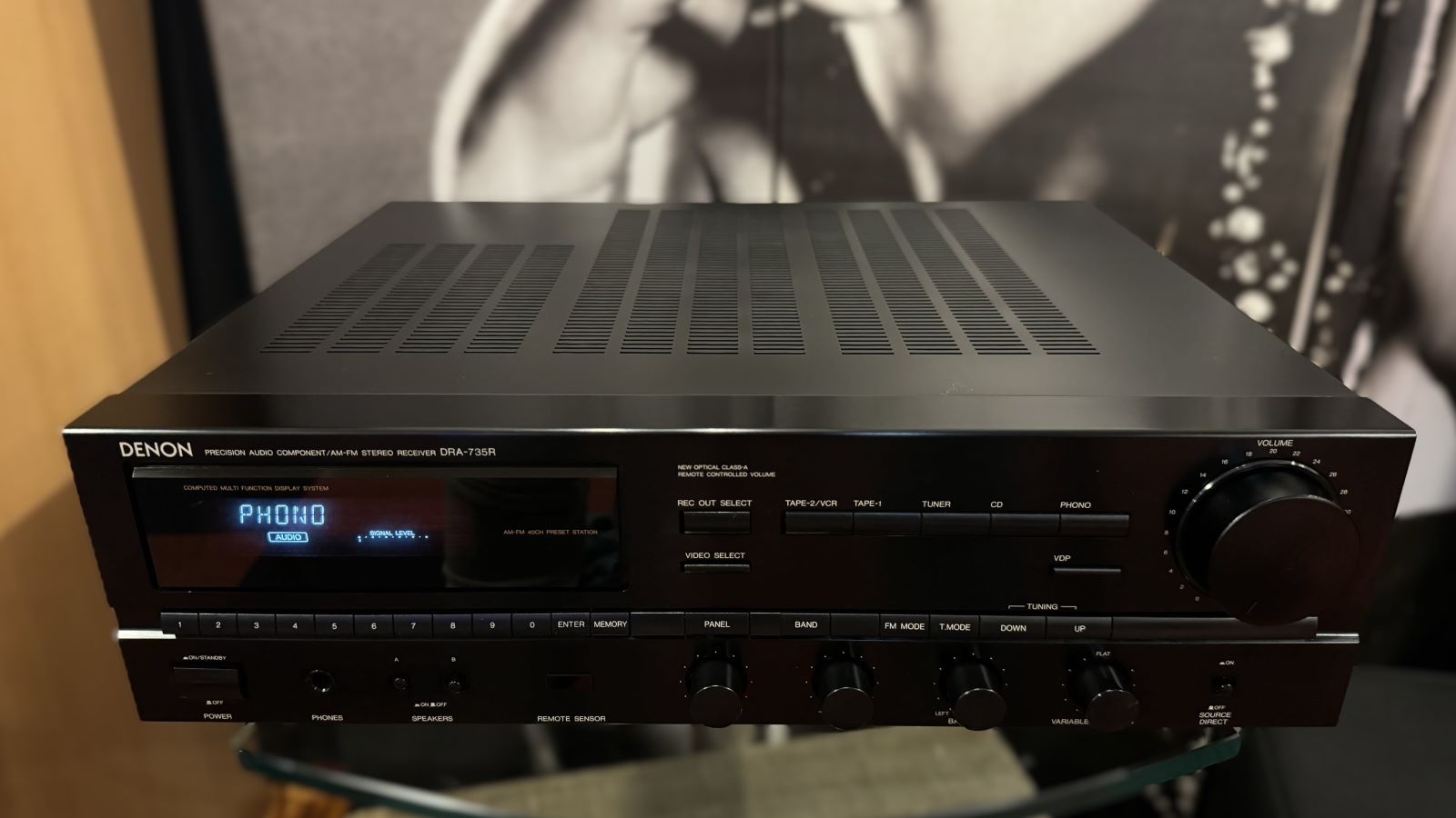 DENON DRA-735R • Stereo A/V Receiver '91 - '93 • MÉT PHONO