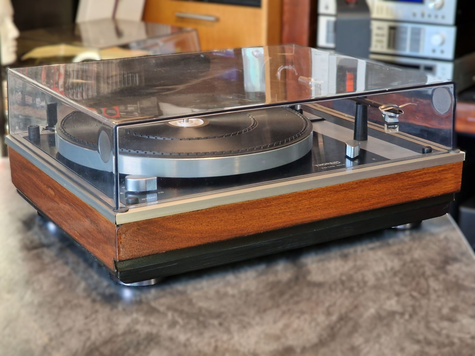 ☆ Thorens TD145 mk2 ☆ Gereviseerd ☆ Custom plint ☆