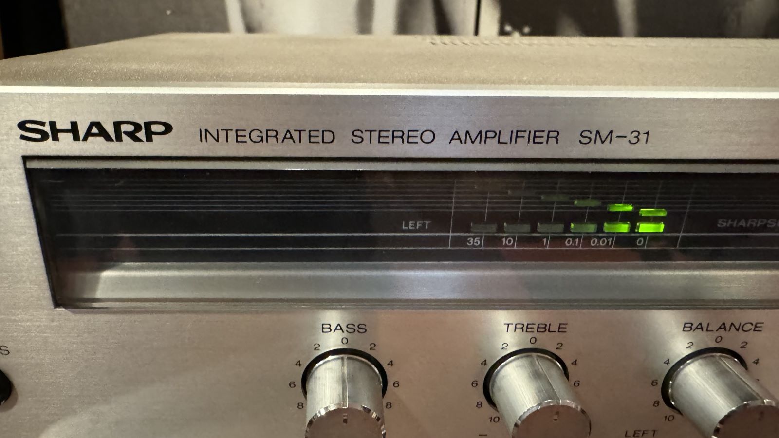 SHARP SM-31 • VINTAGE 80's Stereo versterker 